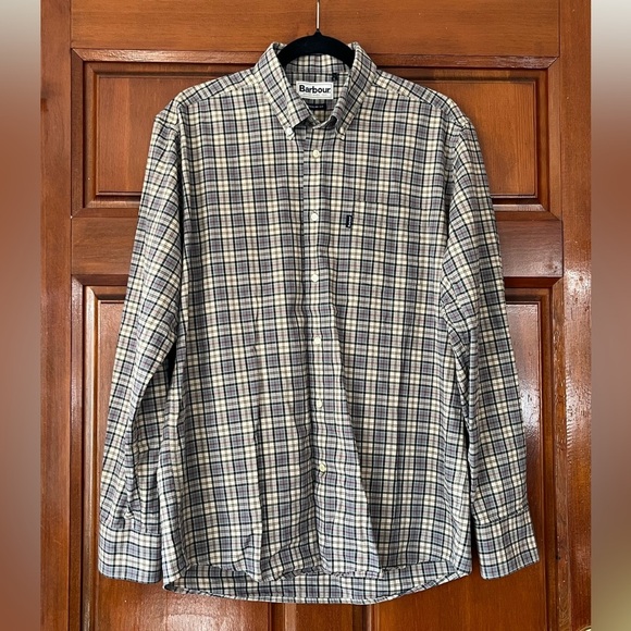 Barbour Plaid Button Down Shirt RUNS LARGE - Picture 1 of 14